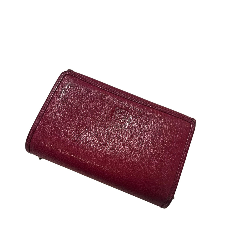 Loewe Wallet Leather Brown